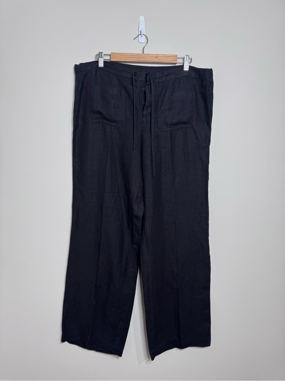 Vince Linen Drawstring Pants - Picture 2 of 11